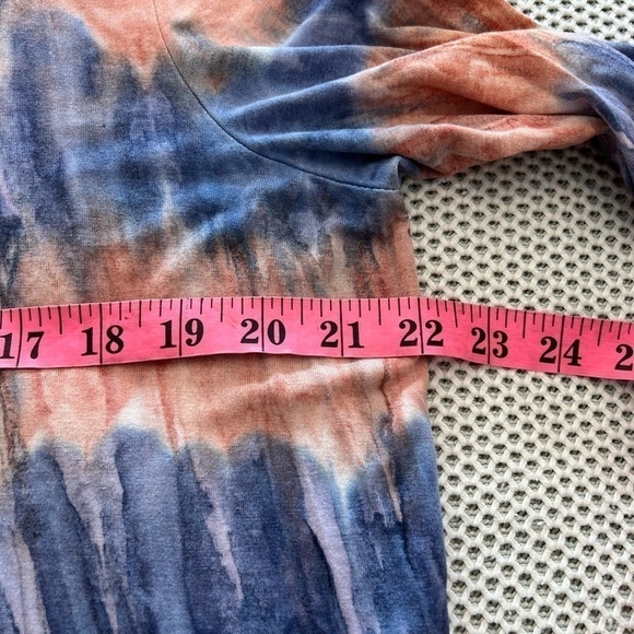 Annie Turbin Tie Dye Stripe Long Sleeve Top 4 - Picture 10 of 11